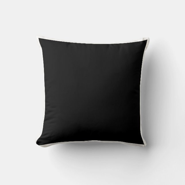 coussin moderne noir et blanc STRIPES (Recto)