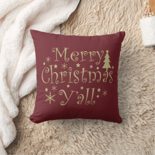 Coussin Moderne Simple Joyeux Noël party