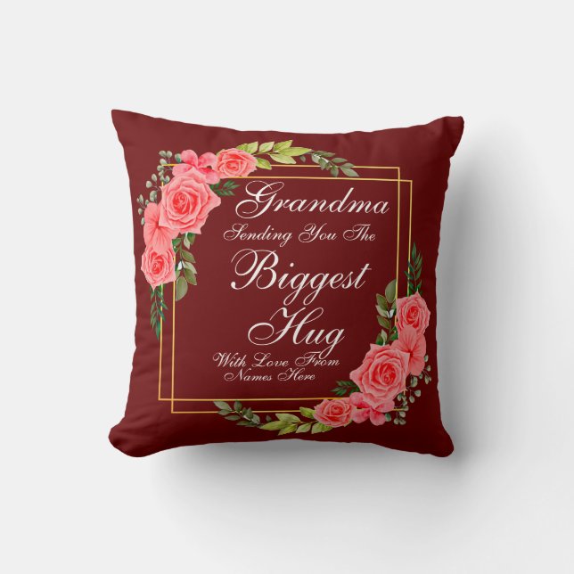 Coussin Modifier TOUT LE TEXTE Envoyer le plus grand trou  (Recto)