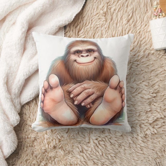 Coussin Moi et mon Bigfoot (Couverture)