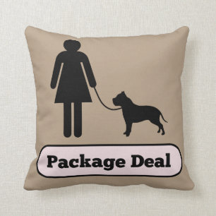 Coussin Moi et mon marché global de Pitbull