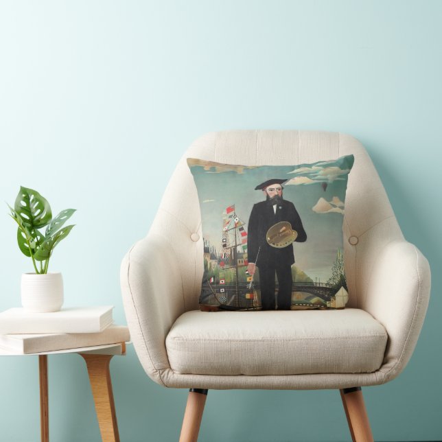 Coussin Moi-même Portrait Paysage 1890, Henri Rousseau (Chaise)