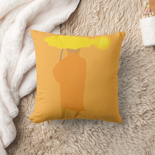 Coussin Moine bouddhiste (Couverture)
