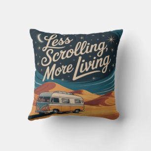 Coussin Moins de défilement, plus de vie