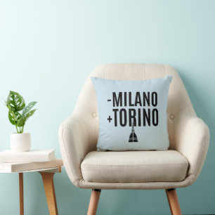 Coussin Moins de Milan, Plus de Turin - Ironie Savoyarde