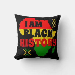 Coussin Mois de l'histoire des Noirs, Afro-Américains