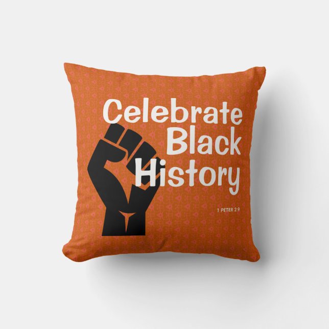 Coussin MOIS DE L'HISTOIRE DES NOIRS | Motivationnel | Ora (Recto)