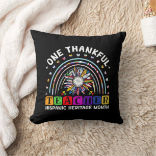 Coussin Mois du patrimoine hispanique Un remerciement Ense