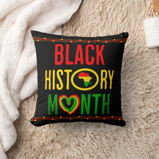Coussin Mois noir, 19 juin, Mois de l'histoire noire (Couverture)