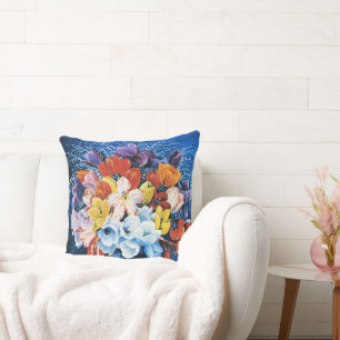 Coussin Moise Kisling, Bouquet de Tulipes,