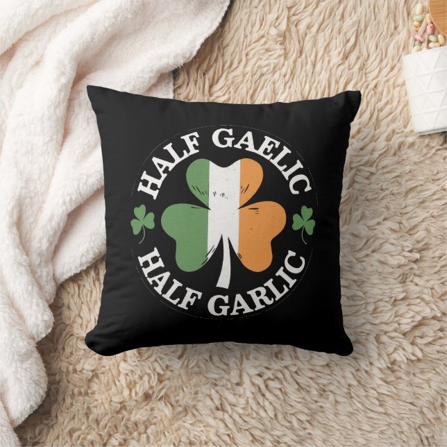 Coussin Moitié gaélique moitié irlandais italien St. Patri (Couverture)