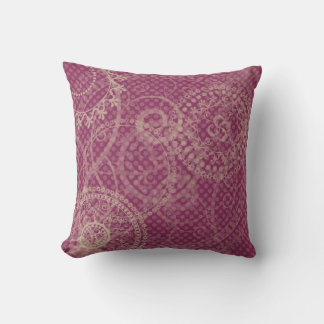 Coussin MOJO américain avec des points de prune vi