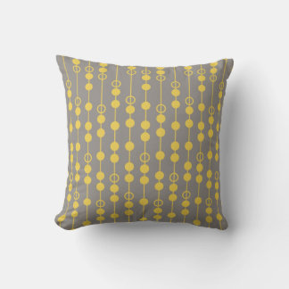 Coussin MOJO américain d'Enchantement gris et jaun