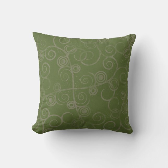 Coussin MOJO américain vert torride (Recto)