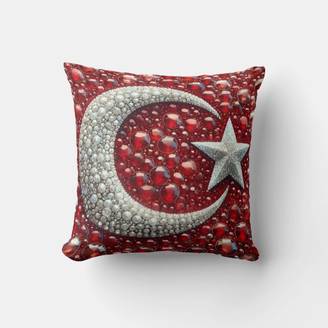  Coussin MoJo avec design aux couleurs turques (Recto)