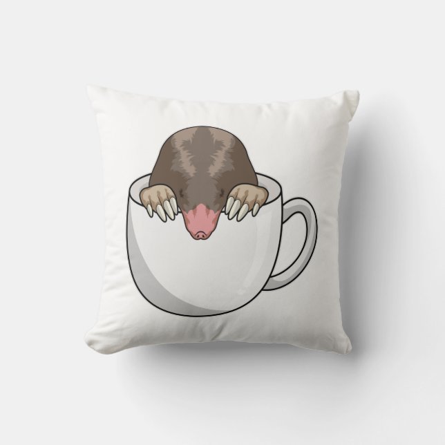 Coussin Mole avec la coupe de café (Recto)