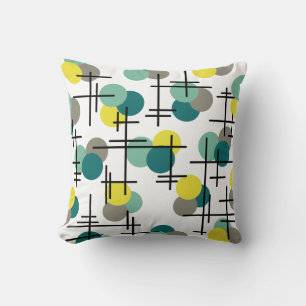 Coussin Molécules de l'âge atomique Motif