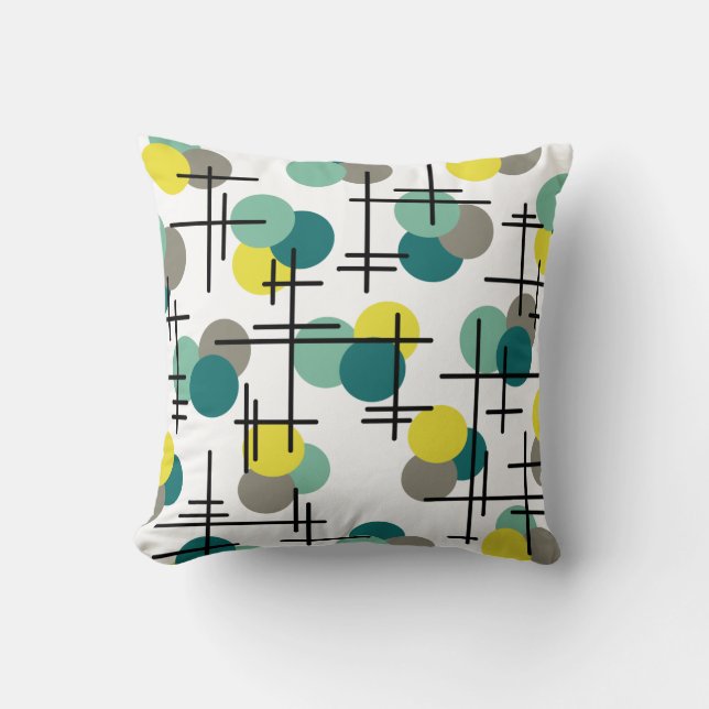 Coussin Molécules de l'âge atomique Motif (Recto)