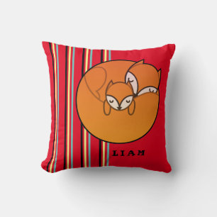 Coussin Mom And Baby Fox