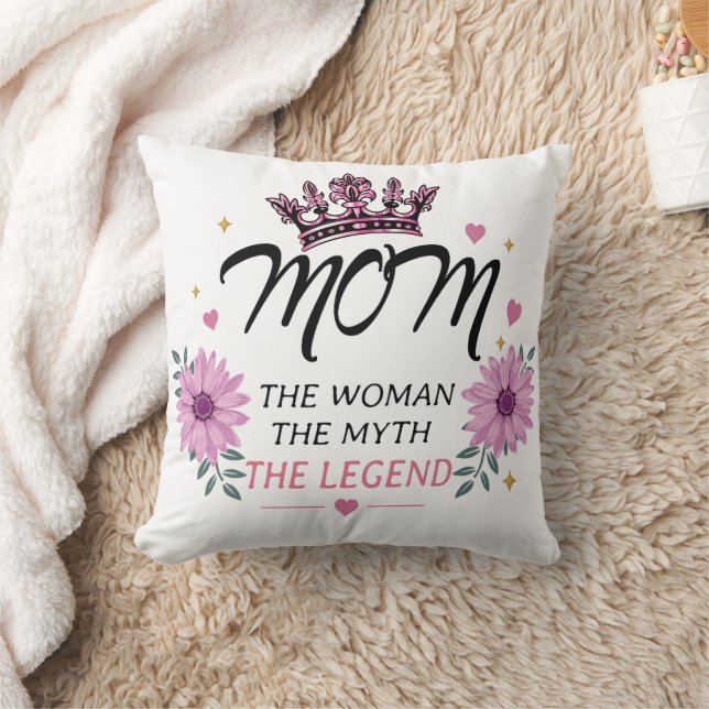 Coussin Mom The Legend Mother's Day Gift (Couverture)