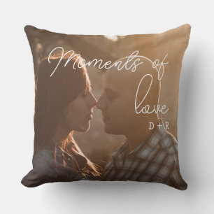 Coussin Moments d'amour, couple amoureux