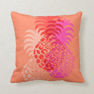 Coussin Momona ananas Hawaiian Tropical Reversible