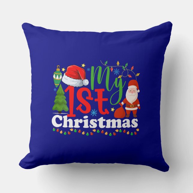 Coussin Mon 1er Noël (Recto)