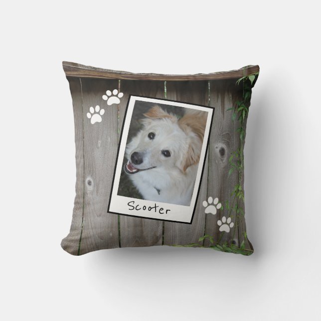 Coussin Mon animal favori ! Personnaliser avec photo et no (Recto)