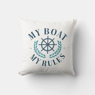 Coussin Mon bateau mes règles