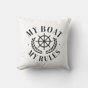 Coussin Mon bateau mes règles