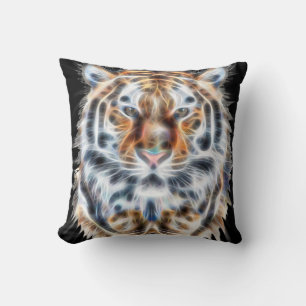 Coussin Mon chat agit dans le style Tiger Énergie
