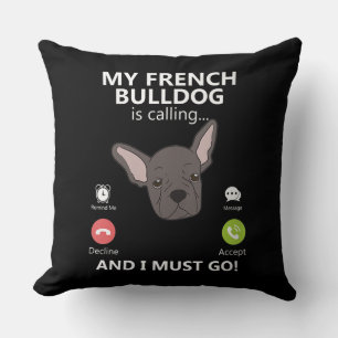 Coussin Mon Chien Appelle Et Je Dois Aller Pour Maman Amou