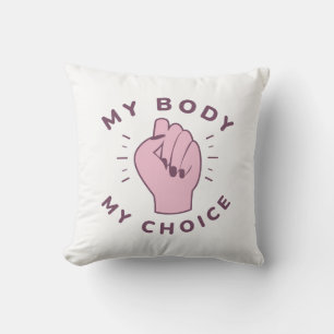 Coussin Mon corps Mon choix