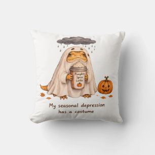 Coussin Mon costume de dragon barbu pour la dépression sai