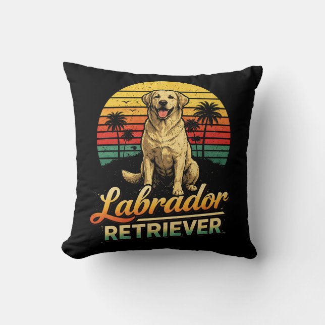 Coussin Mon Labrador Retriever (Recto)