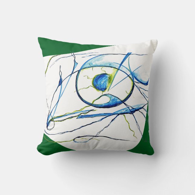 Coussin Mon oeil je m'en fish... (Recto)