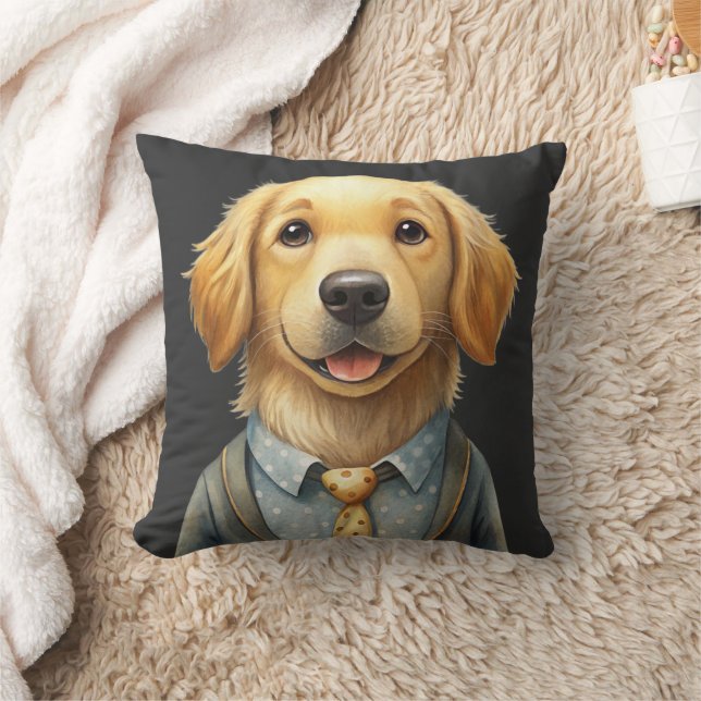 Coussin Mon Petit Ami Golden Retriever (Couverture)