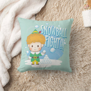 Coussin Mon pote, l'Elf Snowball combat !