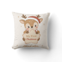 Mon premier bébé renne de Noël personnalisé