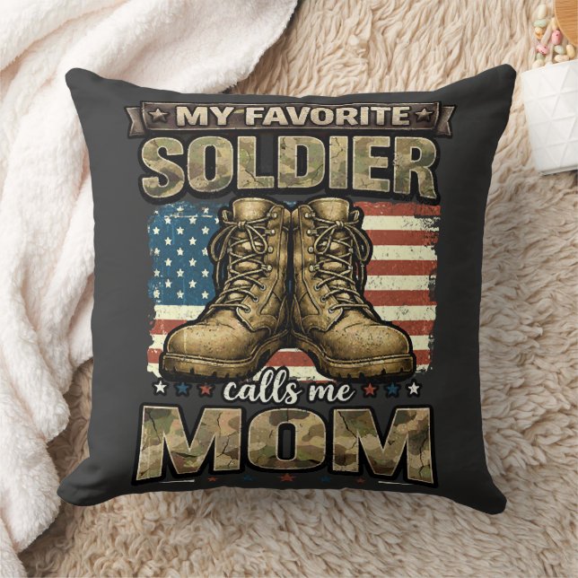 Coussin Mon soldat préféré m'appelle maman (Couverture)
