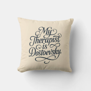 Coussin Mon thérapeute est Fyodor Dostoevsky Mug