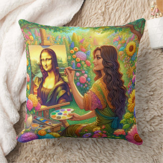Coussin Mona dessine Mona