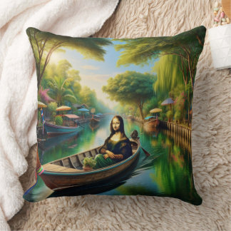 Coussin Mona en bateau en Thaïlande