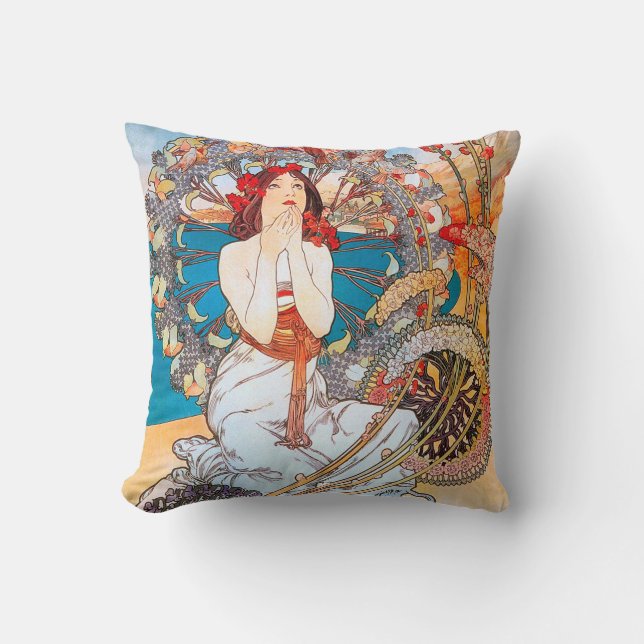 Coussin Monaco, Monte-Carlo, Mucha (Recto)