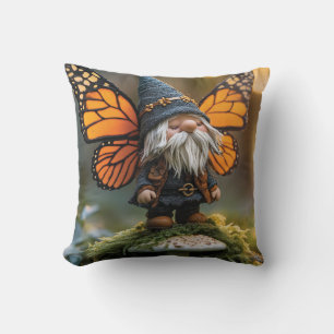 Coussin Monarque Papillon ailé Gnome - Créature Imaginaire