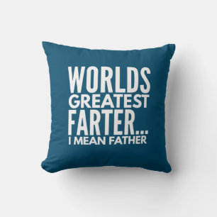 Coussin Mondes plus grands plus loin Je veux dire père