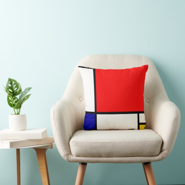 Coussin Mondrian 1 (Chaise)