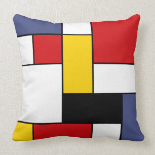 Coussin Mondrian a inspiré la conception
