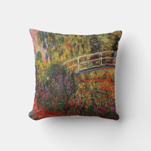 Coussin Monet - Le pont japonais, Irises