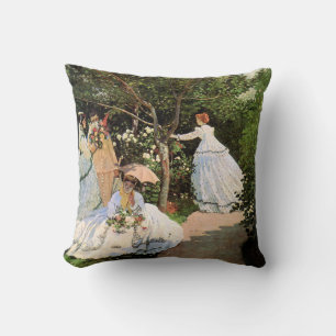 Coussin Monet - Les femmes dans le jardin